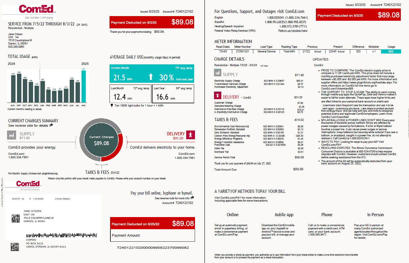  Minol USA business utility bill 